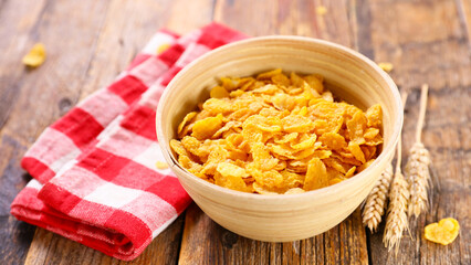 bowl of cornflakes