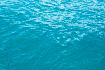 Aqua water surface in the sea
