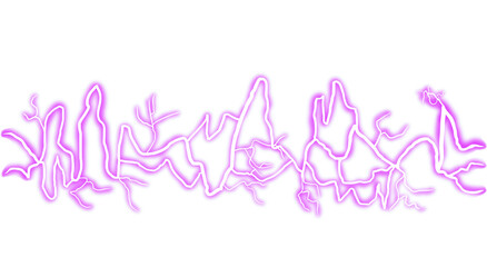 Purple electric line illustration