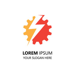 Gear logo design template. Mechanic modern style logo. gear illustration vector. logotypes for mechanic.