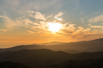 Obraz premium mountainous landscape in the south of Spain