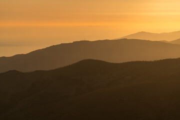 mountainous landscape in the south of Spain