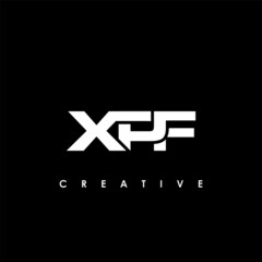 XPF Letter Initial Logo Design Template Vector Illustration