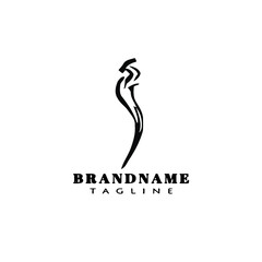 acanthus leaf logo icon design template vector illustration