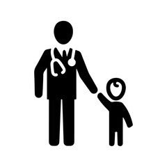 Child care icon, vector and glyph