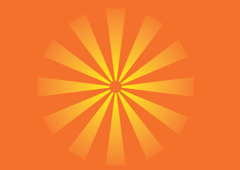 Spinning Backgorund Orange and Yellow Stars