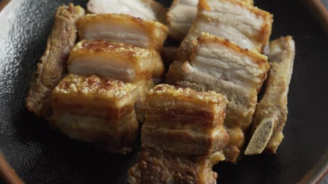 Asian Fried Pork Lechon Kawali