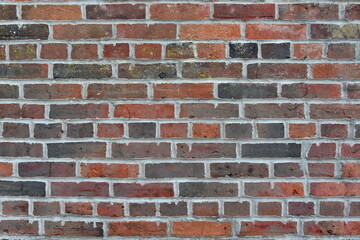 red brick wall