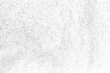 Distressed black texture. Dark grainy texture on white background. Dust overlay textured. Grain noise particles. Rusted white effect. Grunge design elements. Vector illustration, EPS 10.