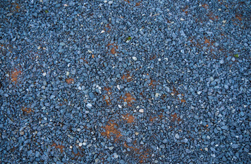 Blue Gravel with Red Tennessee Red Mud