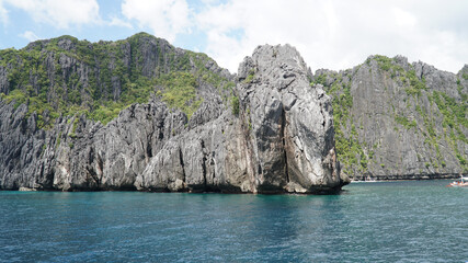 Fototapeta premium El Nido tropical island landscapes on Palawan Island in the Philippines.