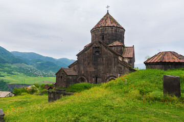 Fototapeta na wymiar Medieval Armenian monastic complex Haghpatavank, Haghpat monastery
