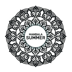 Mandala luxury background design