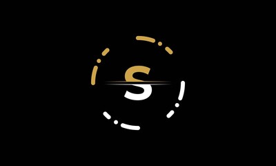 Initial Letter S Logo Design Vector Template. Abstract Letter S Logo Design