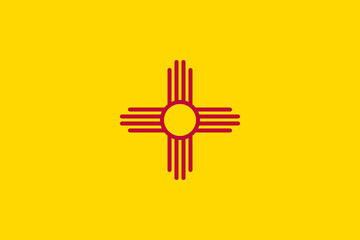 New mexico flag image. Clipart image