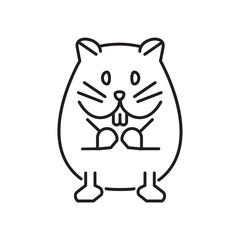 Ferret, hamster, rabbit are the symbols shown. Rat, guinea pig icons.