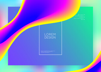 Landing page with liquid dynamic elements and fluid shapes.