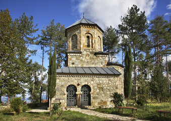 Fototapeta na wymiar St Nini church in Telavi. Georgia