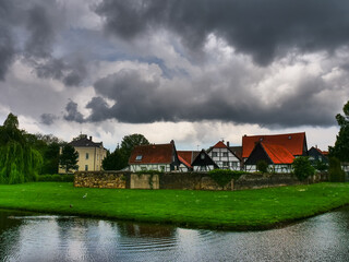 Fototapeta premium Das Dorf Westerholt in Herten