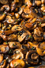 Homemade Healthy Sauteed Mushrooms