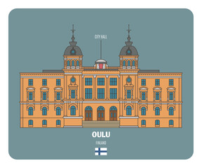 City hall in Oulu, Finland