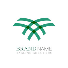 Creative Saudi Arabia palm tree icon logo design vector illustration