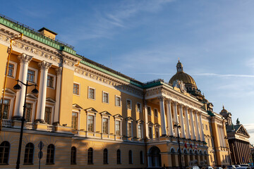 Fototapeta na wymiar Lobanov Rostovsky house in Saint Petersburg
