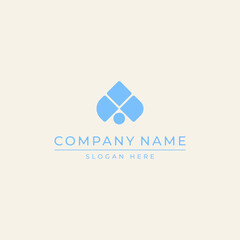 Abstract logo for a clothing store, textiles, home goods, beauty salon, eco-products or hotel. A logo for a business. Vector image.