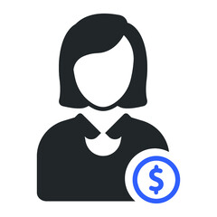 user balance icon design vector