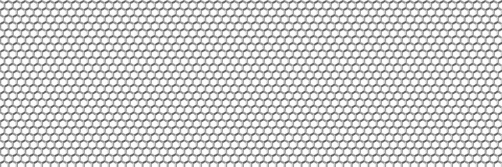 Abstract Black and White Structural Wall. Seamless Geometric Pattern. Hexagonal Stone Surface. Raster. 3D Illustration