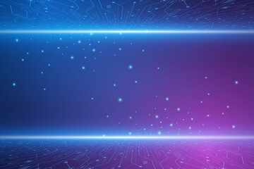 vector futuristic circuit board , Electronic motherboard , Communication and engineering concept , Hi-tech digital technology concept	
