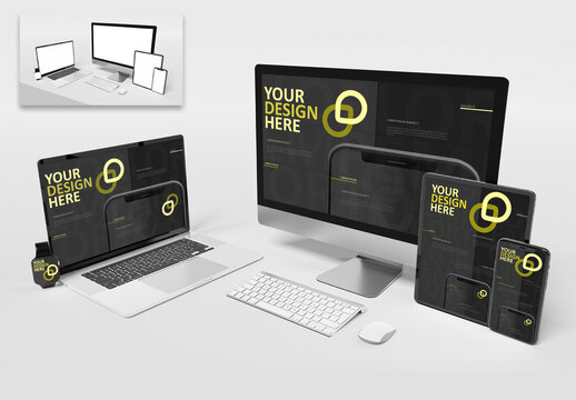 Electronic Device Mockup