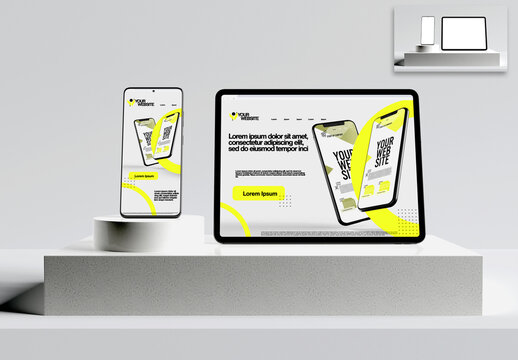 Electronic Device Mockup
