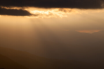 Sunrise in the Mountains