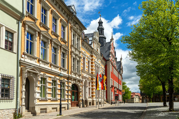 Historische Innenstadt von Arnstadt in Thüringen