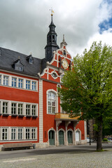 Obraz premium Das Rathaus von Arnstadt in Thüringen