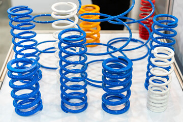 various color metal suspension spring equipment or part for automotive industrial or machine in...