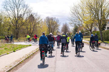 Fridays For Future Bicycle Demonstration, Berlin Germany