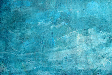 Abstract blue painting background