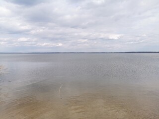 Lake Pleshcheyevo, clear day Pereslavl Zalessky, Russia