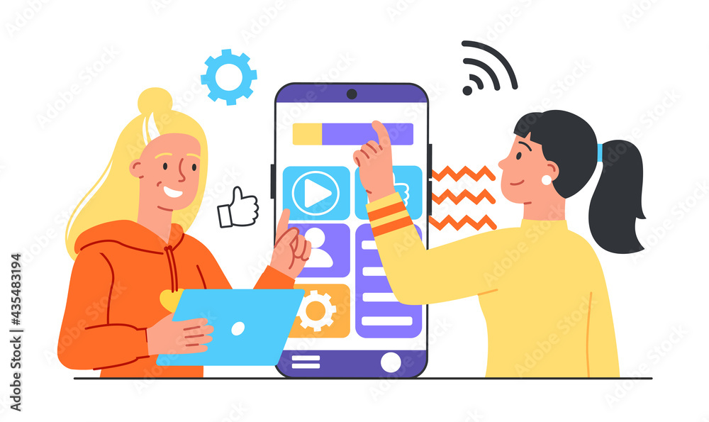 Poster developer build mobile app, work on user interface