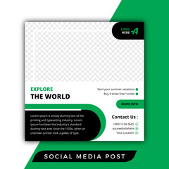 Explore the world social media post