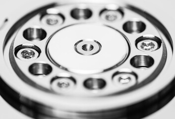 Spindel einer Festplatte