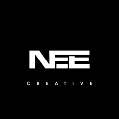 NEE Letter Initial Logo Design Template Vector Illustration