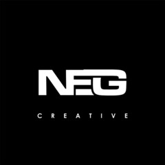 NEG Letter Initial Logo Design Template Vector Illustration