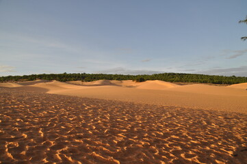 The red dunes of Mui Ne in Vietnam