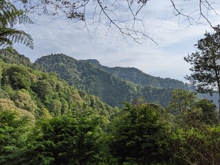 view of the mountains