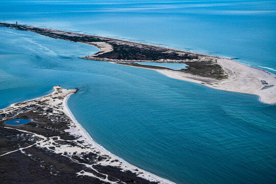 Aerial View Over Nassau County On Long Island New York