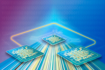 Platine Computer bits and bytes