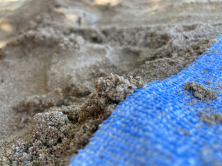 blue sea sand